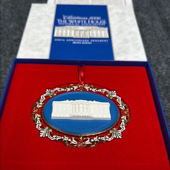 200th Anniversary Christmas Ornament - Blue and Gold - Picture 3 of 5